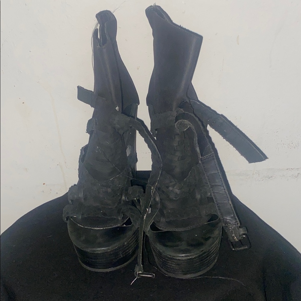 Black Platform Boots